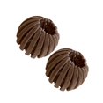 thumbnail image 1 of Vogacara 2 uds. Bandas para el pelo de nido de pájaro resistentes al desgaste, soporte para cola de caballo extensible portátil, horquillas para el pelo Cuidado del cabello Café Vogacara CE008916-04, 1 of 6