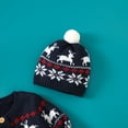 thumbnail image 4 of Baby Jacket Winter Red Christmas Reindeer Newborn Infant Boys Girls Knitted Coats Casual Long Sleeves Button Up Toddler Knitwear, 4 of 7