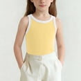 thumbnail image 4 of Ultrave Big Girls Racerback Tank Tops Color Block Sleeveless Casual Tee Summer T-Shirts for Kids 1-13Y, 4 of 6