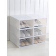 thumbnail image 3 of Shoe Box, Shoe Storage Boxes Clear Plastic Stackable, Shoe Organizer Containers with Lids for Women/Men, 3 of 4