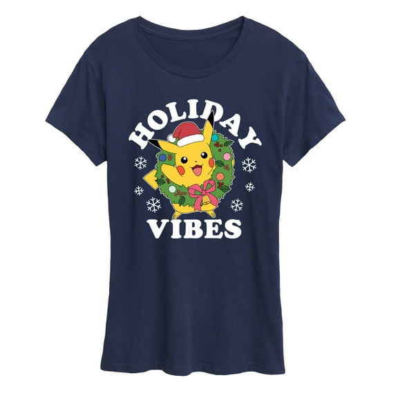 Pokémon - Holiday Designs - Women's Short Sleeve Graphic T-Shirt