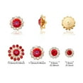 thumbnail image 4 of 100Pieces Flower Sew on Rhinestones Mixed Size Crystal Glass Flatback Rhinestones for Clothes Dress Shoes Bag Decoration, 4 of 8