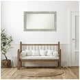 thumbnail image 6 of Amanti Art Custom Framed Wall and Bathroom Mirror (29 x 48 in.), Dove Greywash Frame, 6 of 7