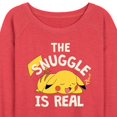 thumbnail image 2 of Pokémon - The Snuggle Pikachu - Women's Lightweight French Terry Pullover, 2 of 5
