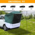thumbnail image 3 of UBesGoo SUV Tailgate Tent with Awning Shade, Car Roof Canopy and Poles, Water Resistant Camping Tent, Outdoor Travel Preferred, Universal Fit Most SUV Green, 3 of 8