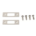thumbnail image 4 of Lock Deadbolt Strike Plates 2Pcs Strike Plate Door Backplate Stainless Steel, 4 of 10