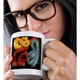 thumbnail image 2 of 3drose, Colorful but Deadly Blue Orange N Yellow Poisonous Snakes, 15oz Mug, 2 of 6