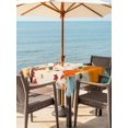 thumbnail image 2 of Outdoor Tablecloth with Umbrella Hole and Zipper, Thanksgiving Pumpkin Square Table Cloth 54x54 Inch Waterproof Tablecloth, Orange Yellow Autumn Maple Leaf Picnic Table Cover for Patio Camping, 2 of 7
