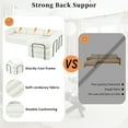 thumbnail image 5 of Harper & Bright Designs Boneless Couch Modular L-Shaped Sofa, Sponge Compression Sofa Sleeper Free combination, Foam Floor Sofa Bed with for Living Room, Beige, 5 of 16