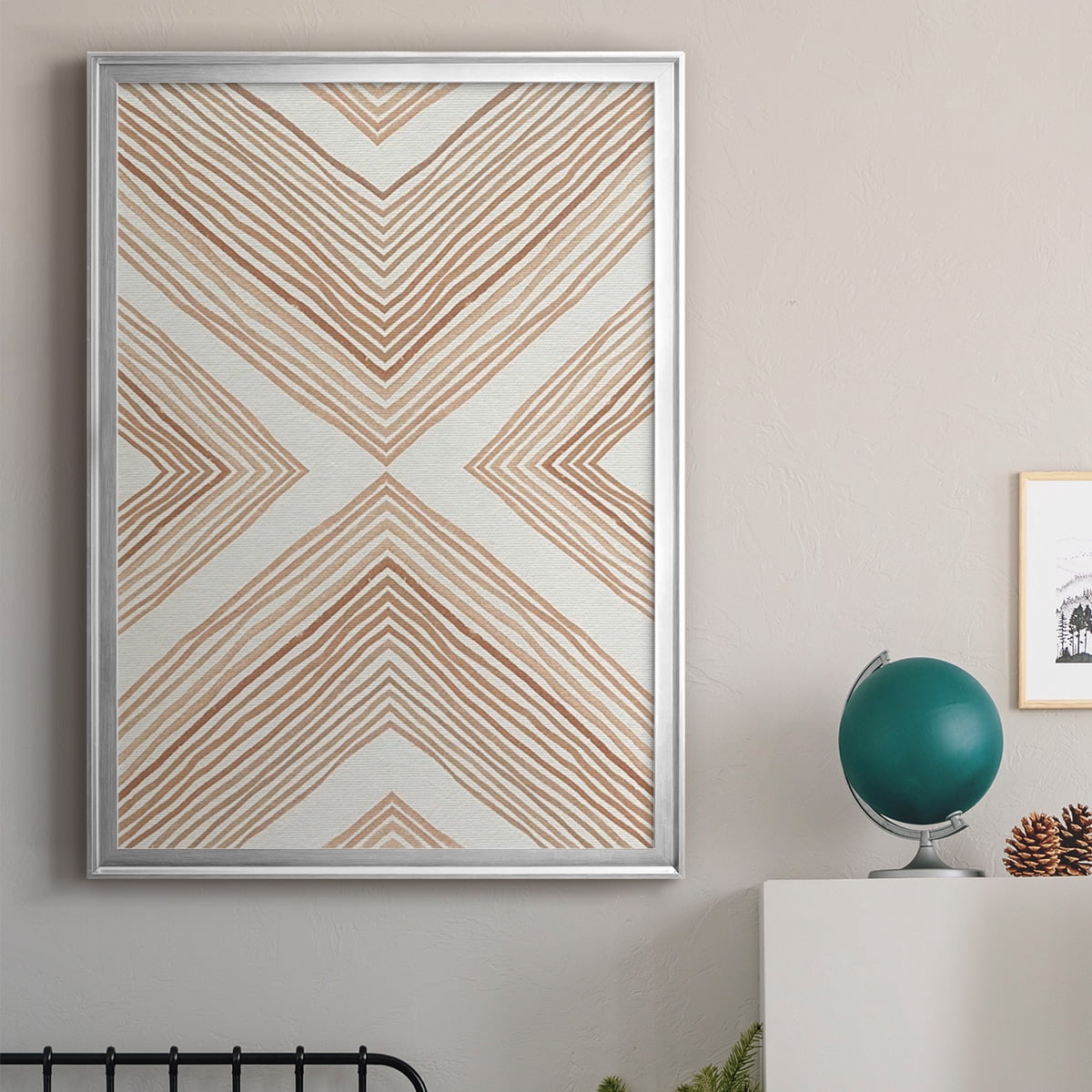 Diametric Clementine II Premium Framed Print, in Gold, Black, or Silver - Ready to Hang