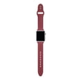thumbnail image 2 of Posh Tech Cranberry Silicone Replacement Apple Watch Band (Fits All Models), 2 of 6
