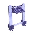 thumbnail image 4 of Soporte para pendientes, mini perchero para pendientes, expositor de pendientes violeta claro, 4 of 9