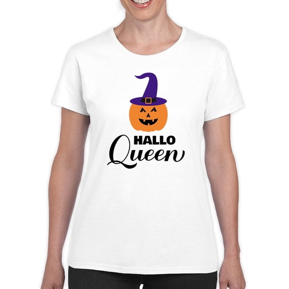 Halloqueen Cute Jack-O-Lantern T-Shirt Women -Image by Shutterstock, Female x-Large