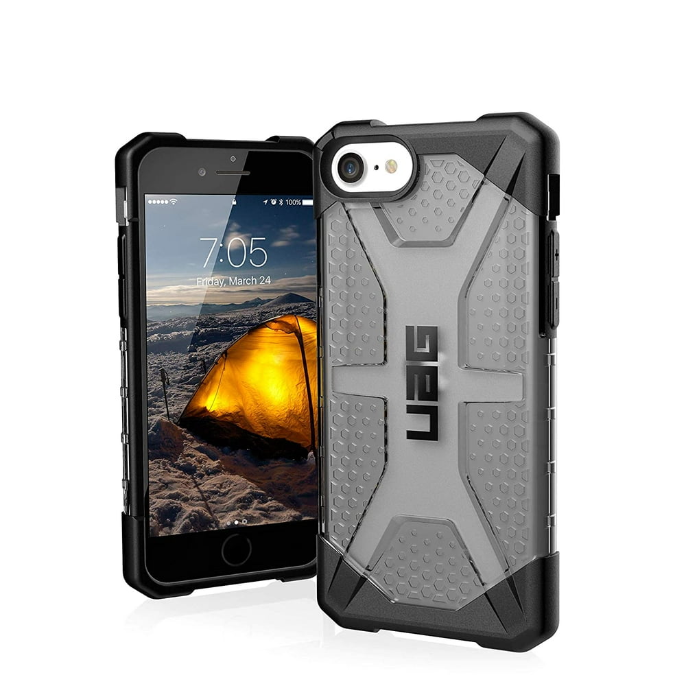 UAG Deisgned for iPhone SE 2020 Plamsa Case [Ash] Rugged Translucent