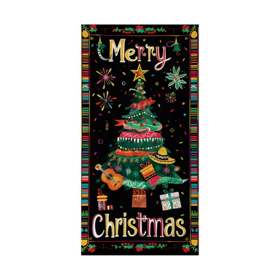 Uutvery Nativity Christmas Door Hanging Cover Banner Outdoor Indoor Religious Holiday Xmas Scene Front Porch Decor 35 x 79 Inch (B)