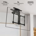 thumbnail image 5 of VIVO Black Electric Swivel Flip Down Ceiling TV Mount for 32" to 70" Screen, 5 of 8