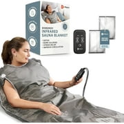 LifePro Bioremedy Plus Portable Far-Infrared Sauna Blanket for Weight Loss and Detox - Gray
