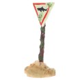 thumbnail image 4 of 1Pc Aquarium Decoration Shark Warning Sign Fish Tank Landscaping Decoration, 4 of 7