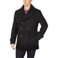 thumbnail image 1 of Calvin Klein Mens Wool Pea Coat, Grey, Small, 1 of 1