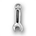 thumbnail image 1 of Sterling Silver 20" 1mm Box Chain Mechanics Tool Open Ended Wrench Spanner Pendant Necklace, 1 of 2