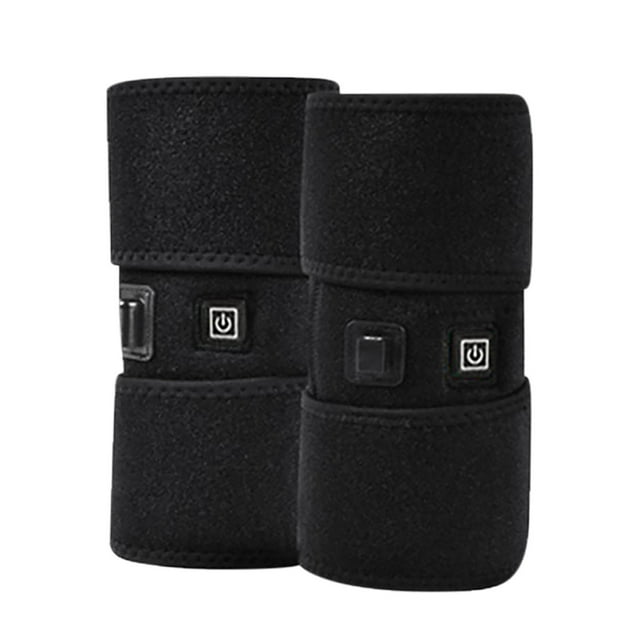 SDNall Genouillères Chauffantes Infrarouges, Câble Usb vers Usb, Compresse Chaude à Paiement par Vibration, Compression Thermique, Genouillère Chauffante pour Rétention de Chaleur, Intelligente, Rechargeable par Usb, Genouillère à l'Armoise