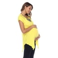 thumbnail image 2 of White Mark Women's Maternity Embellished Tunic Top, 2 of 5