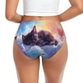 thumbnail image 3 of Womens Underwear - Colorful Cloud Sleeping Cat No Show Seamless Underwear for Women, Stretch Women's Panties, Hipster Soft Comfort Ladies Panties Bikini Underwear Briefs, 3 of 6