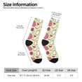 thumbnail image 2 of Picia Dragon Fruit 1 Print Athletic Socks for Men & Women – Cushioned Moisture-Wicking Crew Socks for Sports, Running, and Training, Soft & Breathable Size 5-11, 2 of 6