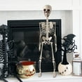 thumbnail image 5 of KOYPTL 20*70CM Posable Halloween Skeleton Decorations Full Body Halloween Skeleton with Movable Joints for Haunted House Props Decorations Holiday Party Indoor Outdoor Decor, 5 of 8