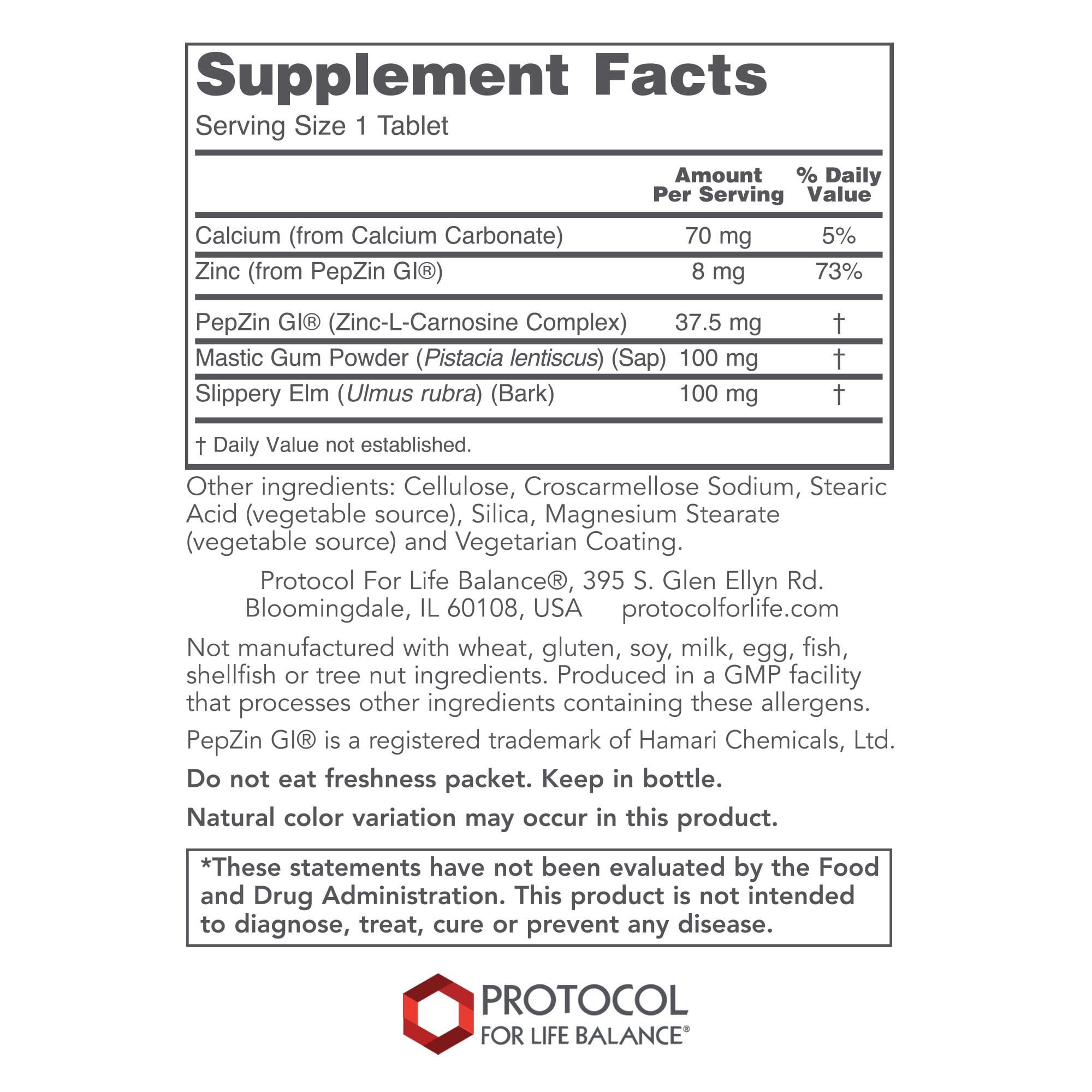 Protocol for Life Balance GI Guard - Digestive Support - 60 Tabs