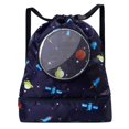 thumbnail image 1 of Drawstring Oxford Swim Backpack Water-Resistant Wet Separation Colorful Cute Animal Print Pvc Storage Bag Gifts For Boy Girl Children, 1 of 12