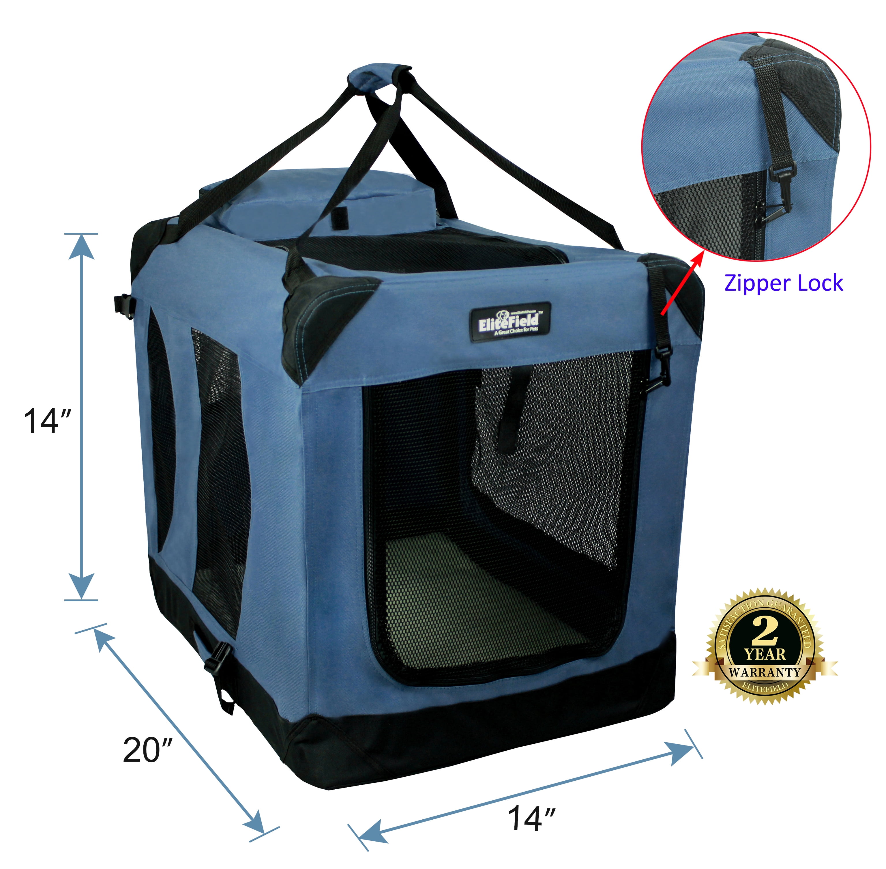 Elitefield dog 2025 crate size chart