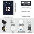 thumbnail image 2 of Jersey Frame Display Case, Large Shadow Box, Sports Jersey Display Case with 98% UV Protection, Hangers and Hookers, Valet Pinboard, Acrylic, Football, Basketball (Set of 3), 2 of 6