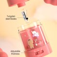 thumbnail image 5 of Deli Electric Pencil Sharpener Automatic Sharpener Pencil Sharpening Machine, Battery Operated, Pink, 5 of 10