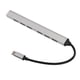 thumbnail image 1 of USB C Hub 7 en 1 plateado Plug and Play USB C al adaptador multipuerto de concentrador 7xUSB3.0 para Win Office, 1 of 10