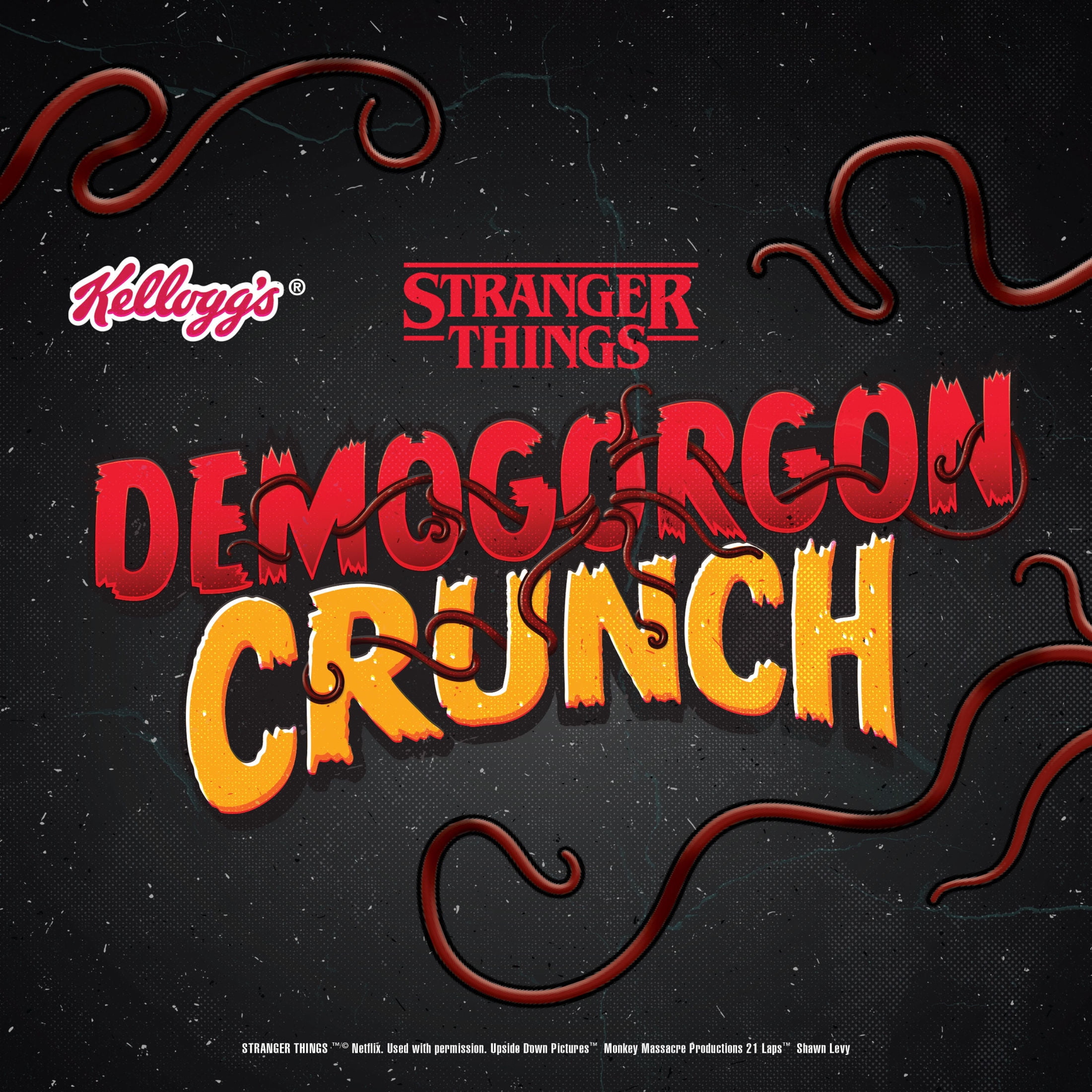 Kellogg's Demogorgon Crunch Original Breakfast Cereal, Collector's Edition, 12.1 oz