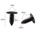 thumbnail image 3 of HILABEE Nylon Tree Type Push Rivet Car Retaining Bracket for 1595864 1605396 50pcs, 3 of 8