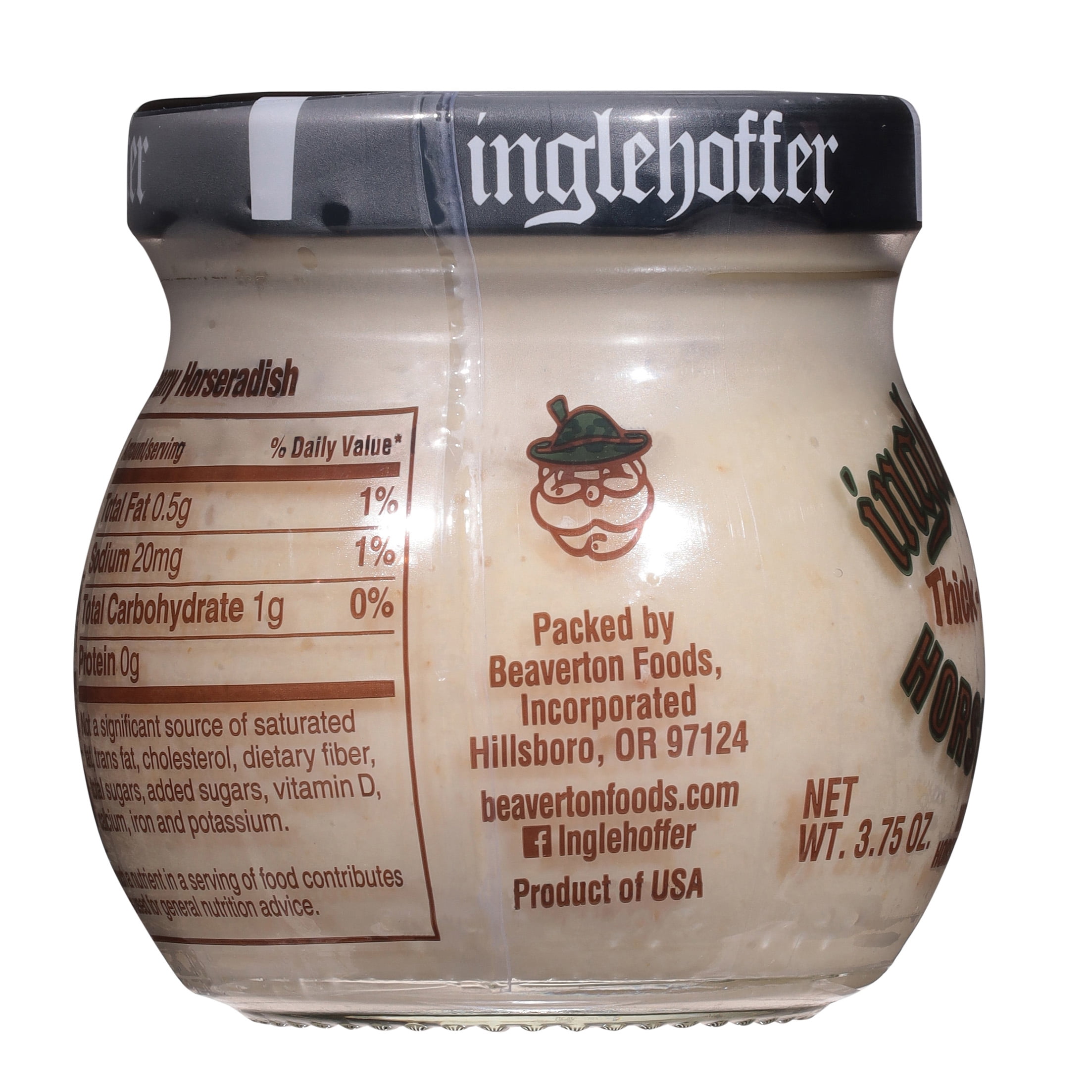 (5 pack) Inglehoffer Cream Style Horseradish, 3.75 oz