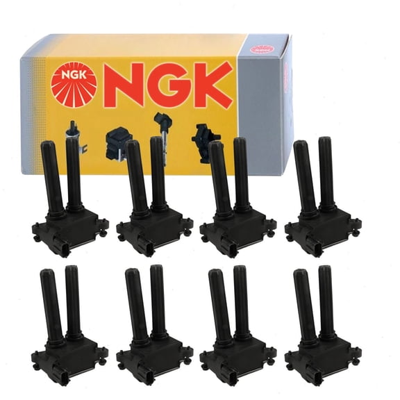 8 pc NGK Ignition Coils compatible with Chrysler 300 5.7L 6.1L 6.4L V8 2005-2019