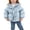 Light Blue, variant on Abtuhar Toddler Girls Fall Winter Hooded Casual Outerwear and Jackets Solid Thick Padded Warm Coat for 18‑84 Months