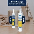 thumbnail image 5 of GE Siliconized Acrylic Painters Pro Sealant Quick Dry, Pack of 1, White 10 fl oz Cartridge, 5 of 18