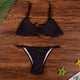 thumbnail image 4 of Conjunto de bikini con estampado de mujer Traje de baño Sujetador con relleno de estampado sólido Traje de baño Ropa de playa OAVQHLG3B Store  lin121212, 4 of 4