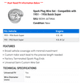 thumbnail image 2 of Spark Plug Wire Set - Compatible with 1951 - 1956 Buick Super 1952 1953 1954 1955, 2 of 2
