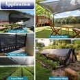 thumbnail image 7 of 90% Shade Cloth for Garden,Black Shade Mesh Tarp for Pergola Greenhouse Kennel, 7 of 7