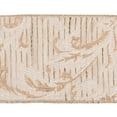 thumbnail image 3 of Vickerman 4" x 10 Yards Ivory Mgan Jacquard Gold Double Fused Back Ribbon, 3 of 4