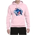 thumbnail image 2 of Wild Bobby Great White Shark USA Since 1776 Unisex Hoodie Sweatshirt, 2 of 6