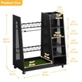 thumbnail image 5 of DWVO Golf Storage Rack Garage Organizer Golf Bag Storage Stand Rack Golfing Equipments Rack Extra Large Design for Golf Clubs Accessories Sports Equipment Storage Rack - Black, 5 of 6