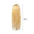 thumbnail image 3 of DPTALR Golden Long Curly Hair With Wavy Waves In The Middle, 3 of 7