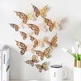 thumbnail image 1 of Lefu 12 pcs 3D Butterfly Wall Stickers Room DIY Decal Home Decor Multiple Colour, 1 of 9