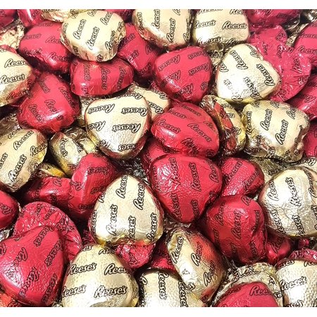 Candy Milk Chocolate Peanut Butter Hearts  Bulk Pack 3 Pounds